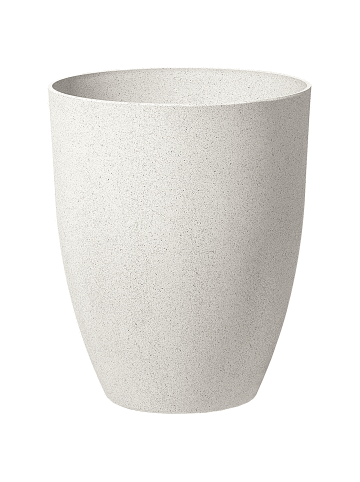 Beliani Outdoor Blumentopf CROTON in Weiß - (W) 43 x (H) 52 x (L) 43 cm