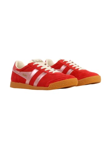 Gola Elan Glitz Trainer Leder-Sneaker Rot
