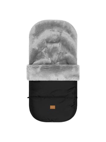 fillikid Winterfußsack Makalu Exklusiv in Schwarz-Grau