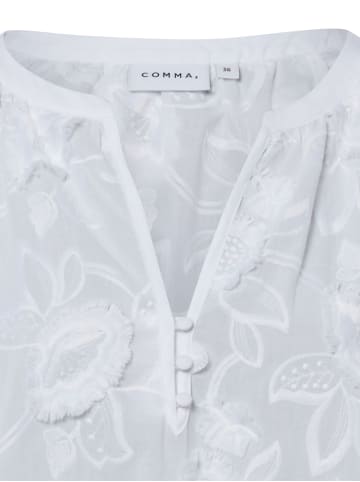 comma Bluse in weiß