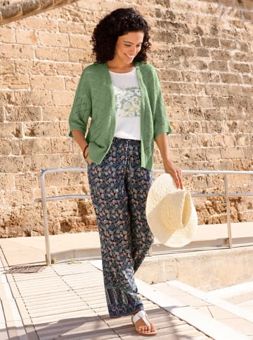 WITT WEIDEN Ajourstrickjacke in eucalyptus