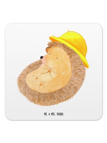 Mr. & Mrs. Panda Untersetzer Igel Beten ohne Spruch in Weiß