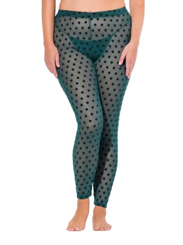 Ulla Popken Strumpfhose in schwarzoliv