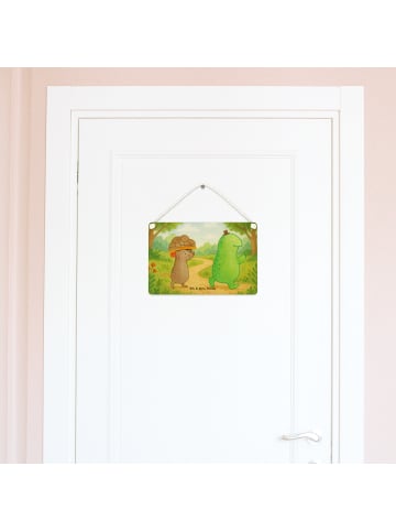 Mr. & Mrs. Panda Schild Schildkröte Maus Design ohne Spruch in Weiß