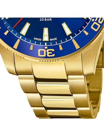 Jaguar Analog-Armbanduhr Jaguar Executive gold groß (ca. 43mm)