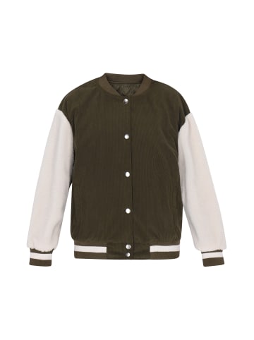 myMo Women Jacket in Green Olive Darksand