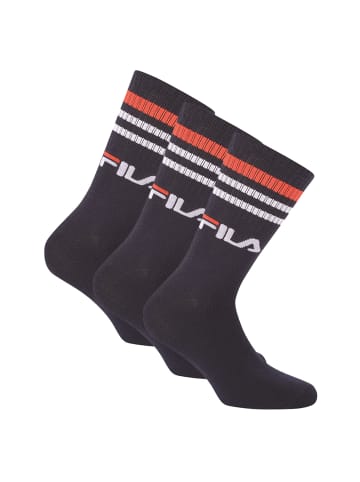 Fila Socken 3er Pack in Marine