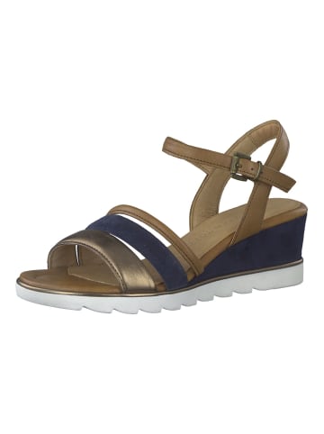 Marco Tozzi Sandalen in Navy