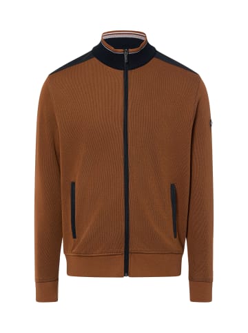 Bugatti Sweatjacke in braun schwarz - 0002