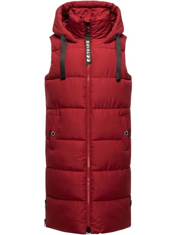 Navahoo Steppweste Schnuffelchen in Blood Red