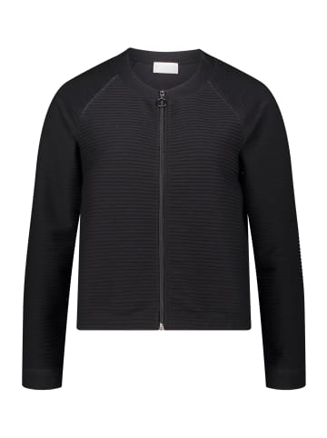 Betty Barclay Casual-Jacke mit Rippenstruktur in Schwarz