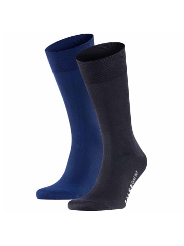 Falke Socken 2er Pack in Blau/Dunkelblau