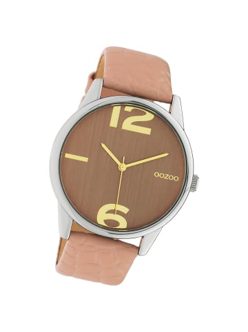 Oozoo Analog-Armbanduhr Oozoo Timepieces hellrosa groß (ca. 40mm)