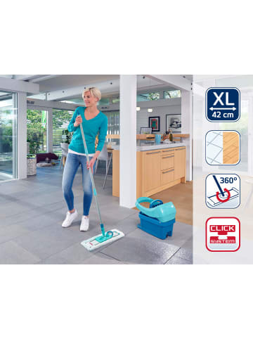 Leifheit  Bodenwischer Profi XL SUPERDUSTER XL türkis grau weiß 50,0 x 18,0 x 146,0 cm