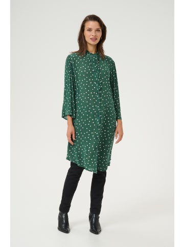 Kaffe Kleid KAvinni in Green / Turtledove Dot