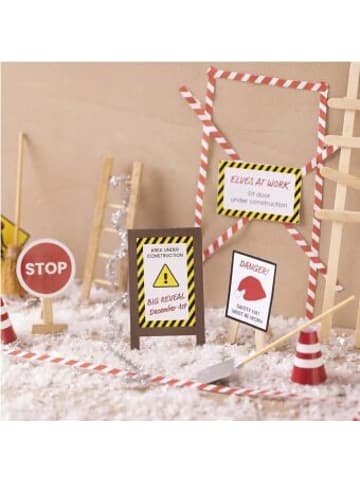OBILO Spielzeug - Baustelle, Mini-Kreativ-Set für Wichteltüre