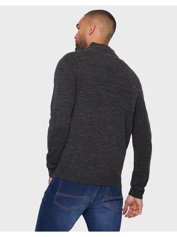 Threadbare Stehkragenpullover Kelley in Charcoal