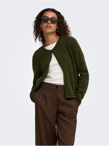JDY Strickjacke in Dark Olive