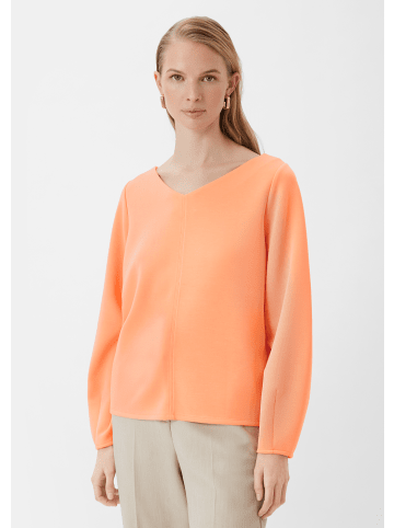 comma Sweatshirt langarm in Orange