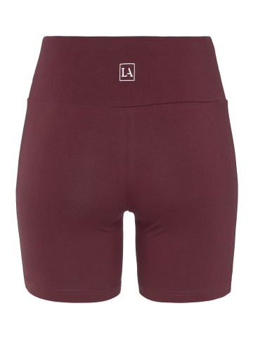 LASCANA Shorts in weinrot