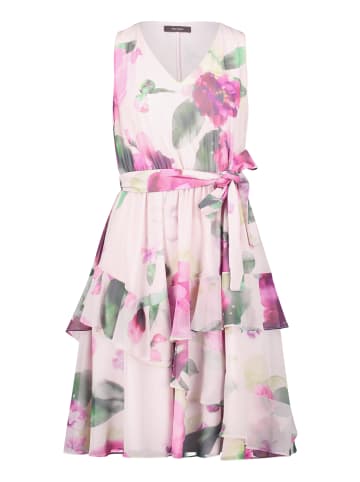 Vera Mont Cocktailkleid mit Volant in Rosé/Dark Pink