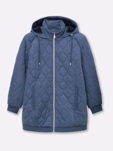 sheego Steppjacke in rauchblau
