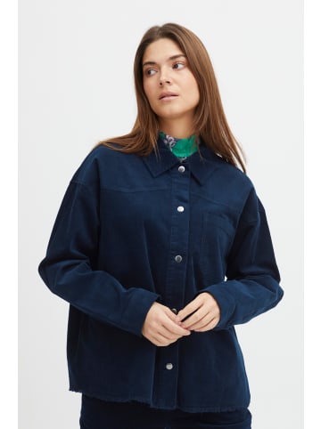 Pulz PZSALLY Jacket Oversize fit in Dark Sapphire