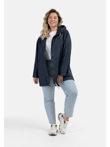 Schmuddelwedda Damen Plus Size Regenmantel in Marine