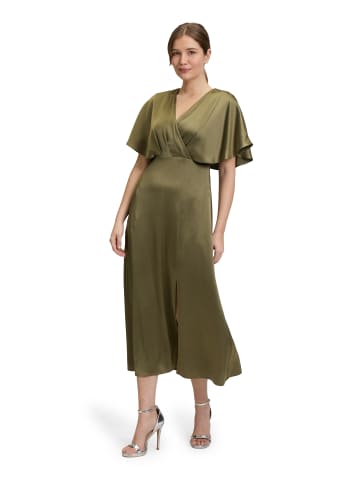 Vera Mont Cocktailkleid mit ausgestelltem Rock in Deep Avocado
