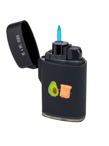 Mr. & Mrs. Panda sturmfeuerzeug Avocado Toast ohne Spruch in Schwarz