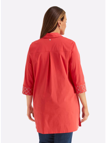 sheego 3/4-Arm-Bluse in erdbeere