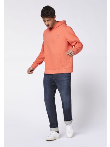 Polo Sylt Kapuzenpullover mit Logo in Multicolour-Optik in Rot