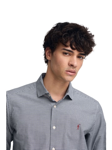 Polo Club Langarmshirt in Navyblau