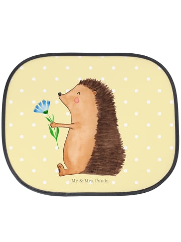 Mr. & Mrs. Panda Sonnenblende Igel Blumen ohne Spruch in Gelb Pastell