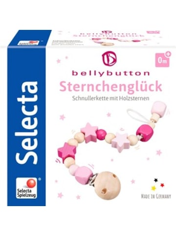 Selecta Schnullerkette Sternchenglück in Rosa