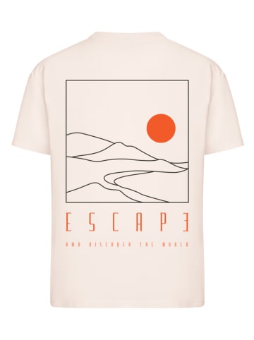 F4NT4STIC Ladies Everyday Tee Escape Discover the World Landscape in pink
