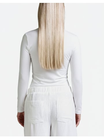 Cotton Candy Langarmshirt in white