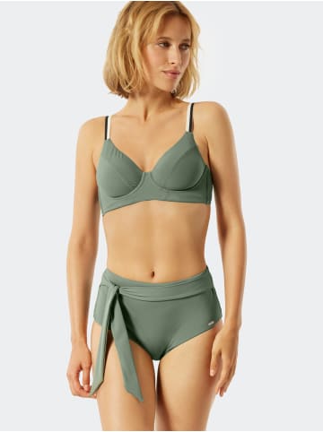 Schiesser Bikini-Hose Aqua Californian Dream 1er-Pack in khaki