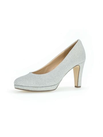 Gabor Fashion Plateau Pumps in silber