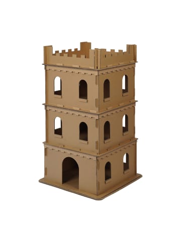 relaxdays Katzenburg in Braun - (B)62 x (H)107,5 x (T)62 cm