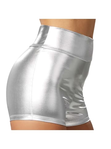 tectake Shorts, Für viele Outfits und Anlässe, Hotpants im Metallic-Look