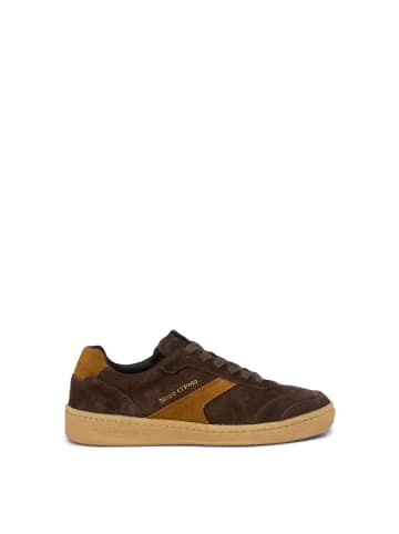 Marc O'Polo Court-Sneaker in dark earth/caramel