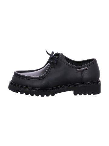 Mephisto Mokassin Schnürschuhe in Schwarz