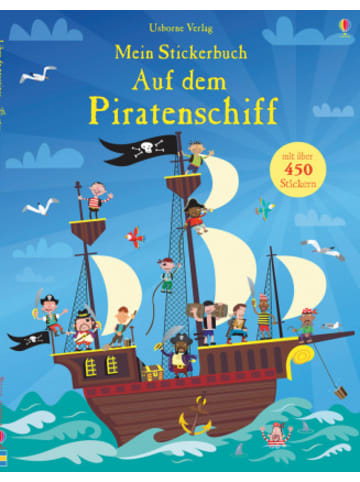 Usborn Papeterie/PBS - Mein Stickerbuch: Auf dem Piratenschiff