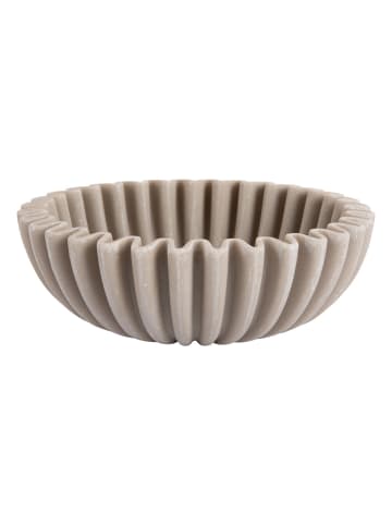 Present Time Dekoschale WAVE in Grau, (B) 20 x (H) 6,5 x (L) 20 cm