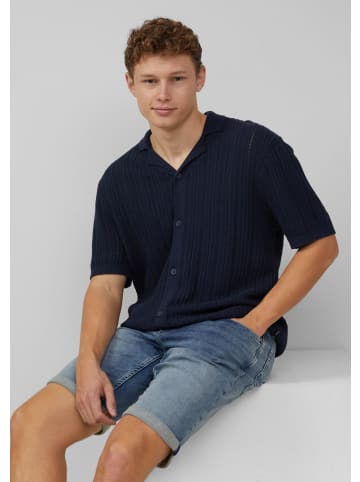 QS Hemd  in  5884_tiefblau