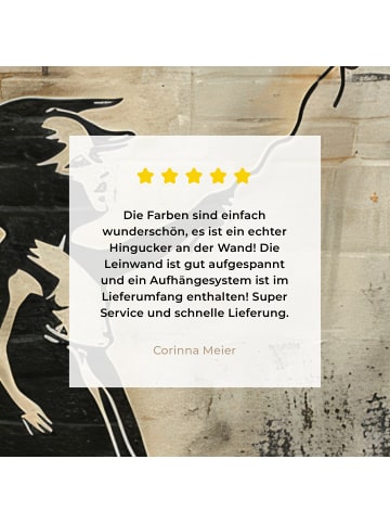 MuchoWow Leinwand Bilder Ballon