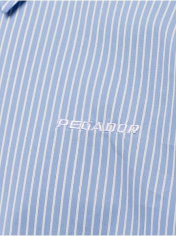 PEGADOR Freizeithemd Raton in hellblau weiß