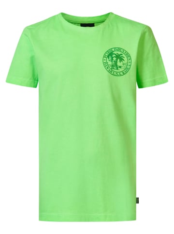 Petrol Industries T-Shirt mit Aufdruck Pismo Beach in Grün