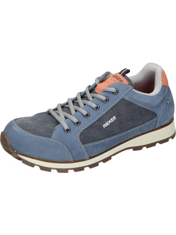 rieker Schnürschuhe in heaven/navy/orange